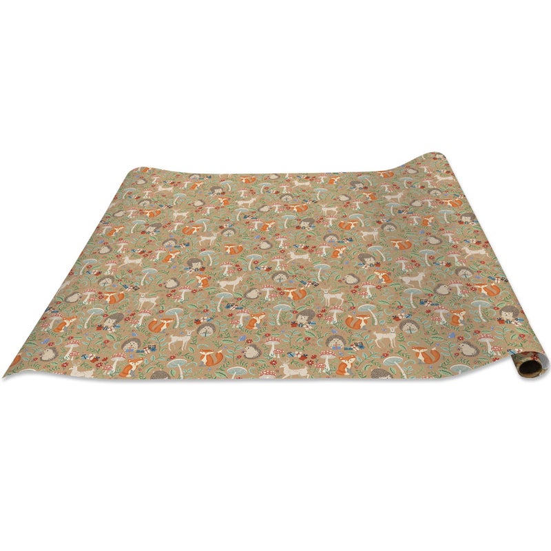 Jillson Roberts 6-Roll Count Baby Gift Wrap Available in 5 Different Designs, Krafty Fox - Image 3